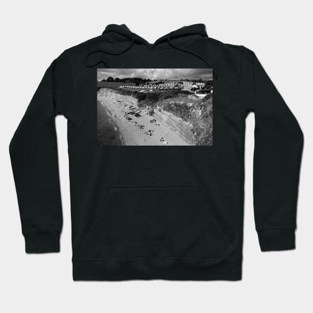 Ladram Bay Jurassic Coast Devon England Hoodie by Andy Evans Photos